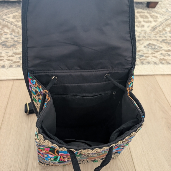 Embroidered Multicolor Backpack - Picture 6 of 9